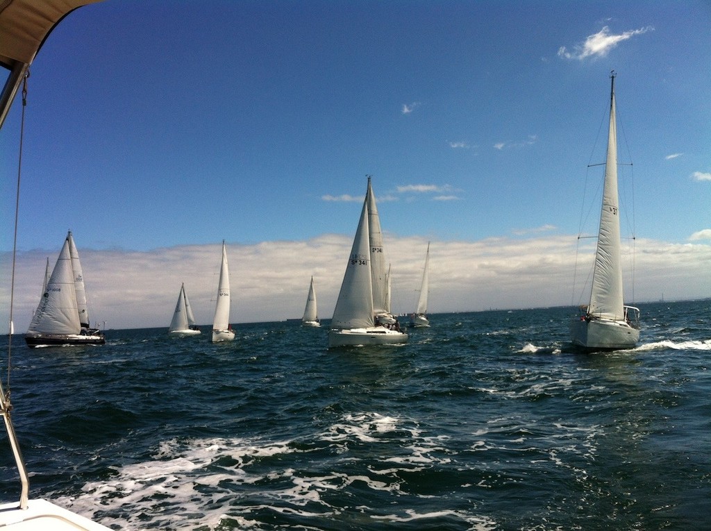 Beneteaus Battle it out on the bay photo copyright Creating Demand taken at  and featuring the  class