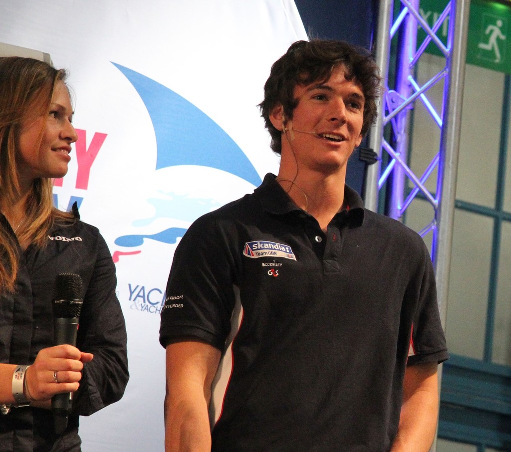 Dylan Fletcher enthusiastic about Rio 2016 RYA Dinghy Show photo copyright Sail-World.com http://www.sail-world.com taken at  and featuring the  class