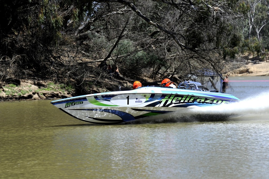 Hellrazor the winner of the 2013 Club Marine Southern 80 photo copyright RMI Images taken at  and featuring the  class