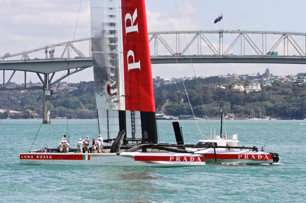 Luna Rossa - 26 February 2013 photo copyright Richard Gladwell www.photosport.co.nz taken at  and featuring the  class
