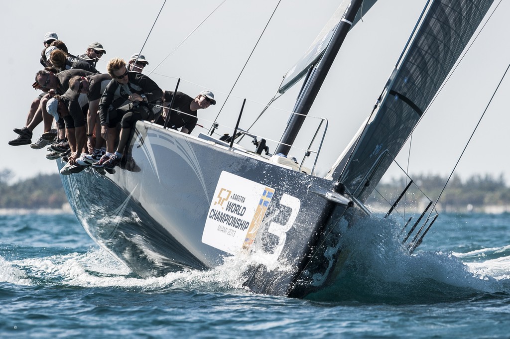 Day one of the Gaastra World Championship of 52 Super Series on March 5th, 2013 in Miami, USA.  © Xaume Olleros / 52 Super Series