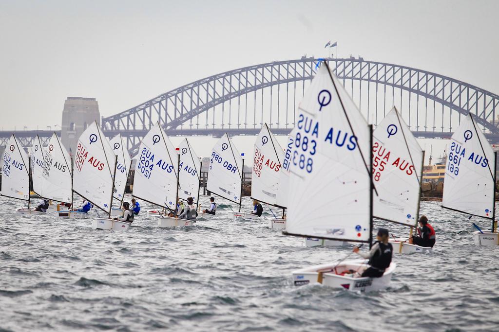A classic view from the water at Sail Sydney - Sail Sydney 2013 photo copyright Saltwater Images taken at  and featuring the  class