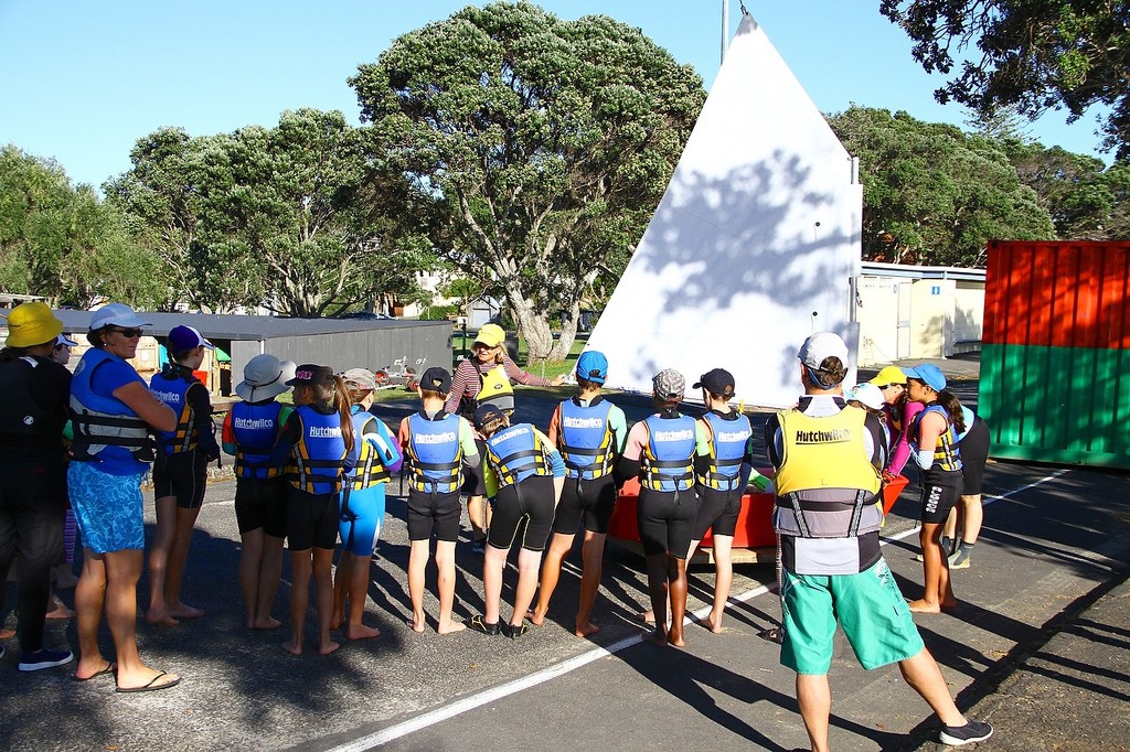 Pre water instruction - Waterwise March 21, 2013 © Richard Gladwell www.photosport.co.nz