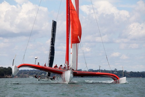 TeamVodafoneSailing - Day 1, Auckland Regatta 2013 © Ivor Wilkins