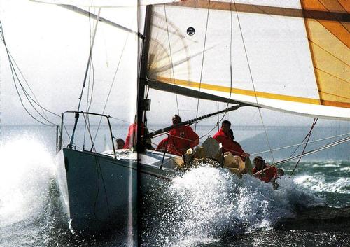 Rick Dodson skippers Propaganda to a win in the 1988 One Ton Cup in San Francisco © SW