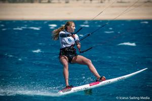 Erika Heineken on Fire - African Kiteracing Championships 2013 photo copyright Icarus Sailing Media taken at  and featuring the  class