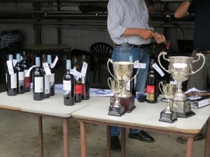 The silverware, polished and ready - ORCV Melbourne to King Island photo copyright Mark Seager taken at  and featuring the  class