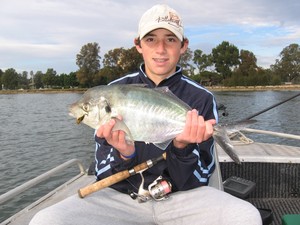 Silver trevally will take blades, hard bodied lures and soft plastics photo copyright Gary Brown taken at  and featuring the  class