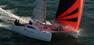 The Lightwave Raider will be wet and fast  - Allyacht Spars Brisbane to Gladstone Multihull Yacht Race photo copyright Peter Hackett taken at  and featuring the  class