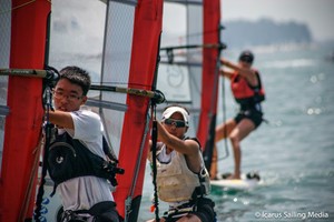 Singapore Youth National Championships 2013 - Day 2 photo copyright  Icarus Sailing Media http://www.icarussailingmedia.com/ taken at  and featuring the  class
