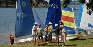 Albury-Wodonga Yacht Club - troubled for some years by low water levels photo copyright  SW taken at  and featuring the  class