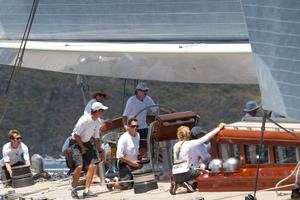 J-Class exhibition race  St Barths Bucket regatta March 2013 photo copyright Ingrid Abery http://www.ingridabery.com taken at  and featuring the  class