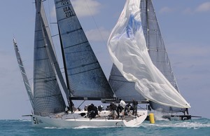 Miami March 9 2013 Gaastra TP52 World Championships, final day, rounding bottom mark photo copyright  Rick Tomlinson http://www.rick-tomlinson.com taken at  and featuring the  class