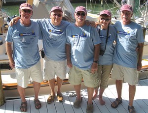 Moonbeam crew say farewell photo copyright  SW taken at  and featuring the  class