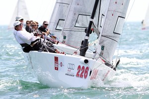 2013 Audi Melges 20 Miami Winter Series Champion, Richard Davies - Section 16 - Audi Melges 20 Bacardi Miami Sailing Week 2013 — Day 3 photo copyright 2013 JOY / Int'l Audi Melges 20 Class Association http://melges20.com/ taken at  and featuring the  class