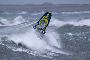 Swift Style - Robby Swift smacking the lip with the combined power of himself and the storm - 2013 Red Bull Storm Chase photo copyright  John Carter http://www.redbullstormchase.com/ taken at  and featuring the  class