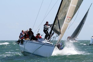 Swordfish Trombone head in to the top mark. photo copyright  Alex McKinnon Photography http://www.alexmckinnonphotography.com taken at  and featuring the  class