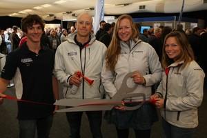 RYA Dinghy Show 2013 - Dylan Fletcher, Nick Thompson, Annie Lush,Kate MacGregor (R) photo copyright RYA http://www.rya.org.uk taken at  and featuring the  class