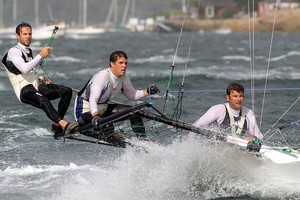 Race 7, JJ Giltinan Trophy, 2013, Sydney Harbour photo copyright Frank Quealey /Australian 18 Footers League http://www.18footers.com.au taken at  and featuring the  class