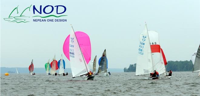 505’s and Fireball's Under Spinniker on Charlie Course - NOD 2013 © Blitzen Photography