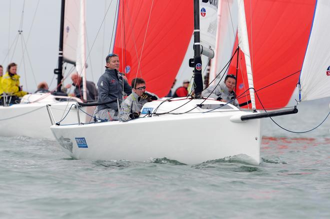 J70 and J80 National Championships, Royal Yacht Squadron Cowes Isle of Wight. June 14 -16 2013<br />
Race three and four - Sunday, June 16<br />
<br />
 © Rick Tomlinson Photography