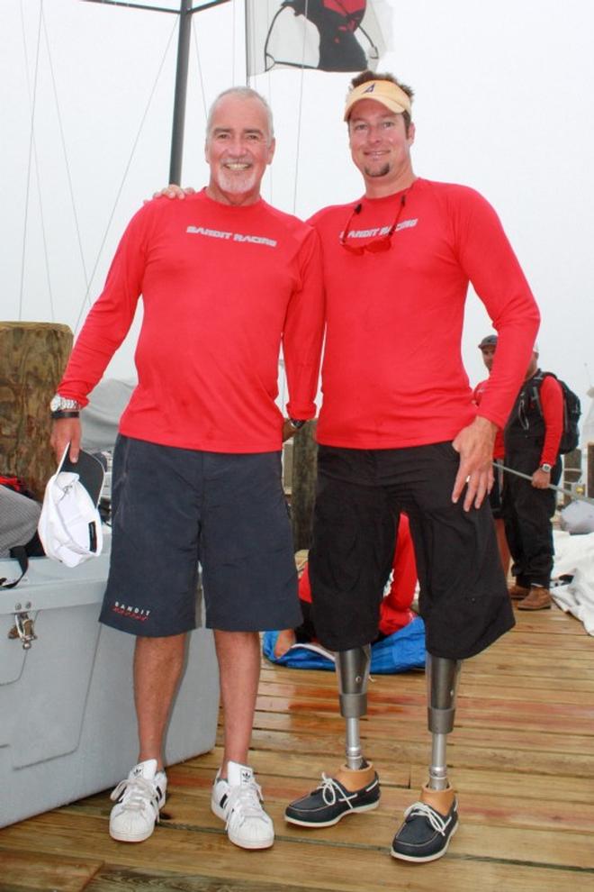 Andrew Fisher (left), skipper, and Brad Kendell, crew, of Bandit ©  www.photoboat.com