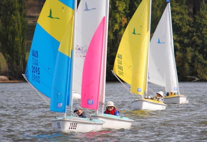 Tristan Neumueller (SA) leads the way in the single person 303 competition - 2013 Australian & Asia-Pacific Access Class Championships © David Staley - copyright