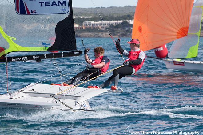 2013 Trofeo SAR Princess Sofia MAPFRE; 49FX &copy; Thom Touw http://www.thomtouw.com