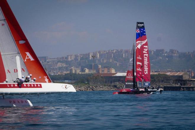  - Emirates Team NZ - Coastal Race, Naples Italy © Hamish Hooper/Camper ETNZ/Volvo Ocean Race