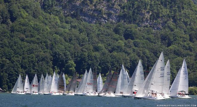 Platu25 worlds 2011, Gmundenlake traunsee,Austria,day 1 ©  Jesus Renedo http://www.sailingstock.com