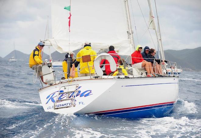 BVI Spring Regatta 2013 - Red Stripe/Reba, Jon Chalton/Claude Bonanni’s C and C 41 CB (USA) © Todd VanSickle / BVI Spring Regatta http://www.bvispringregatta.org