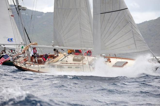 BVI Spring Regatta 2013- Dark Star, Hinckley Sou-Wester 48, Greg and Meg Deegan (USA) © Todd VanSickle / BVI Spring Regatta http://www.bvispringregatta.org