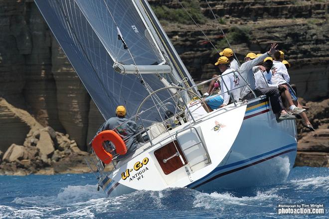 Winner CSA 7B, Ugo, CS40, Sir Hugh Bailey (Antigua) - Antigua sailing week 2013 © Tim Wright