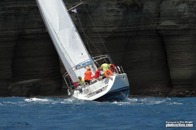 Bareboat 2, KH+P Bageal, Jeanneau SO 44i/Sunsail, Christoph Nielsen (Germany) - Antigua sailing week 2013 © Tim Wright