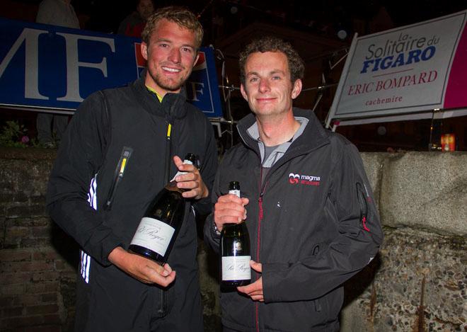 Finish - Artemis Offshore Academy - La Solitaire Du Figaro 2013 ©  Brian Carlin / AOA http://www.artemisoffshoreacademy.com/