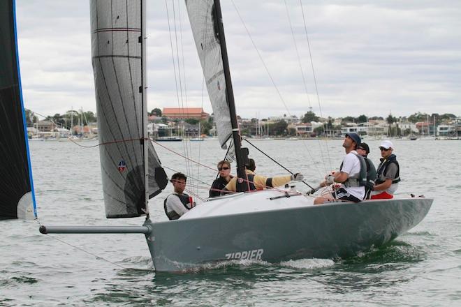 Andrew Waugh’s Thompson 8 Zippier - Australian Sports Boat Association National Championships 2013 © Teri Dodds http://www.teridodds.com