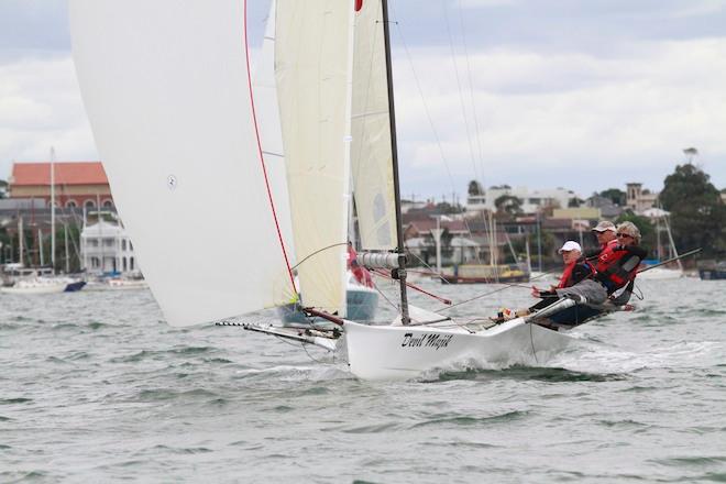 Richard Devries’ Devil Majik   - Australian Sports Boat Association National Championships 2013 © Teri Dodds http://www.teridodds.com