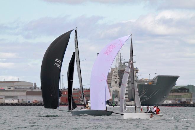 Divisional winners - Zippier (Div 1 and Overall) and Octopussy (Div 2) - Australian Sports Boat Association National Championships 2013 © Teri Dodds http://www.teridodds.com