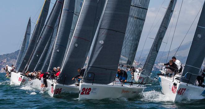 Gaeta, 12/04/13: Audi Sailing Series Melges 32 Day 1 © Studio Borlenghi/Stefano Gattini/BPSE