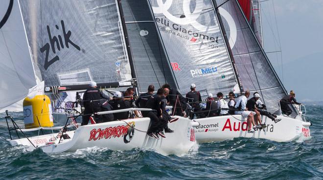 Gaeta, 12/04/13: Audi Sailing Series Melges 32 Day 1, Bombarda © Studio Borlenghi/Stefano Gattini/BPSE