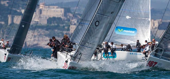 Gaeta, 12/04/13: Audi Sailing Series Melges 32 Day 1 © Studio Borlenghi/Stefano Gattini/BPSE