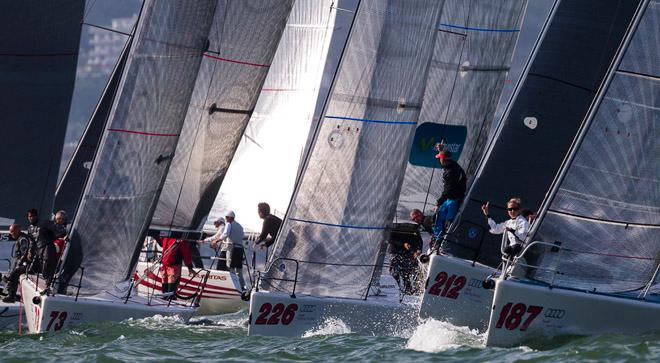 Gaeta, 12/04/13: Audi Sailing Series Melges 32 Day 1 © Studio Borlenghi/Stefano Gattini/BPSE