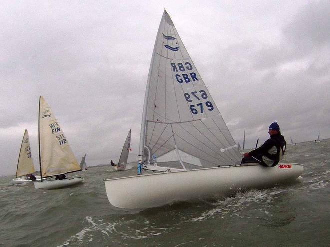 Finn World Masters images with reverse mounted Go-Pro camera &copy; Robert Deaves/Finn Class http://www.finnclass.org