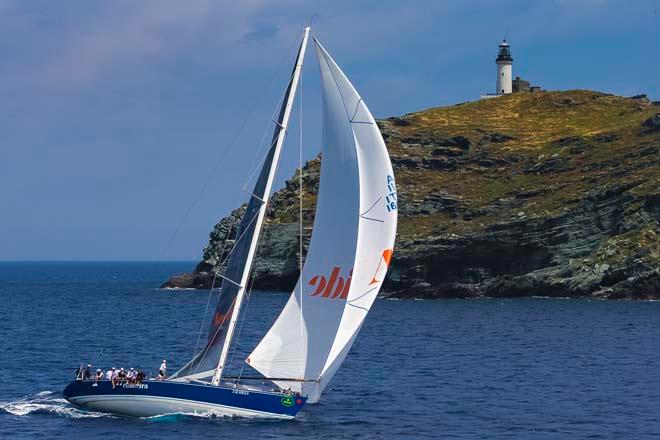 EDIMETRA, Sail n: ITA 1811, Owner: ERNESTO GISMONDI, Group 0 (IRC >18.29 mt)<br />
rounding the Giraglia Rock ©  Rolex / Carlo Borlenghi http://www.carloborlenghi.net