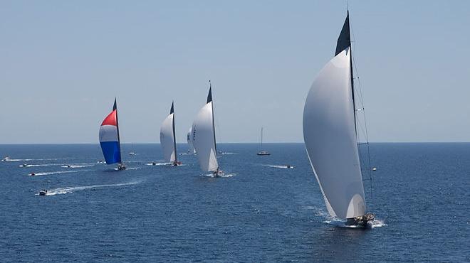 2013 Superyacht Cup Palma - J-Class aerial action © Ingrid Abery http://www.ingridabery.com