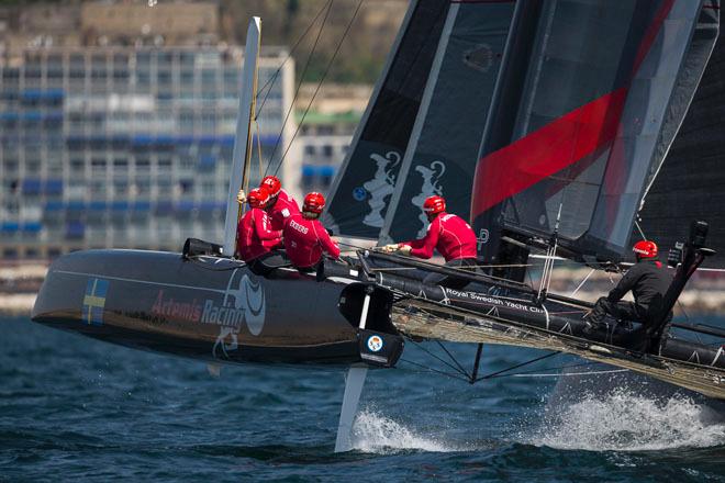 ACWS 45 Napoli Training day © Carlo Borlenghi/Luna Rossa http://www.lunarossachallenge.com