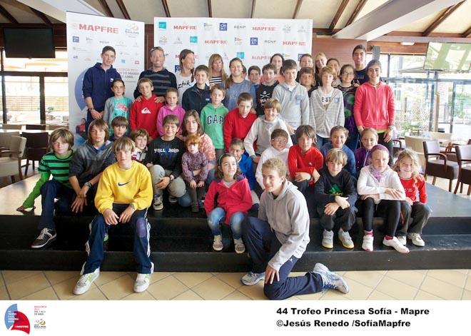 Spanish Olympic champions conference with kids - 44th Trofeo Princesa Sofia Mapfre © Jesus Renedo / Sofia Mapfre http://www.sailingstock.com