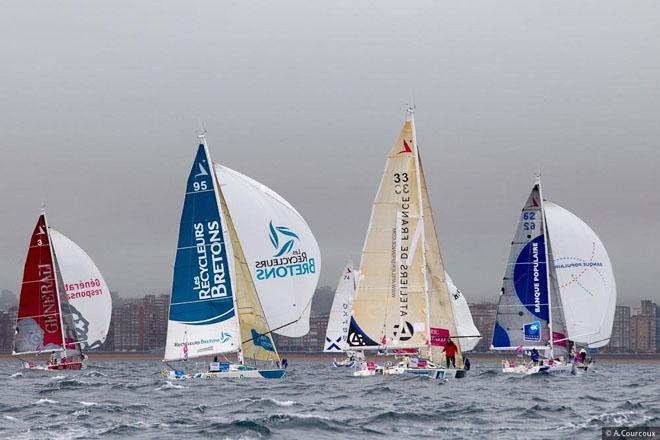 2013 Solitaire du Figaro Leg 3 start © Alexis Courcoux