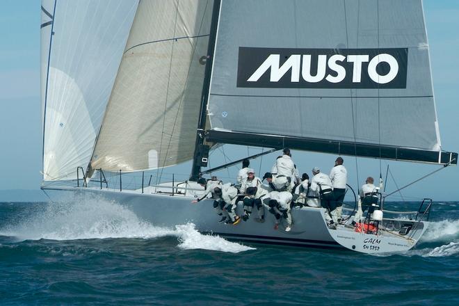 John Williams’ Calm came out with a third in the windy conditions - TP52 Southern Cross Cup - Round Two © Teri Dodds http://www.teridodds.com