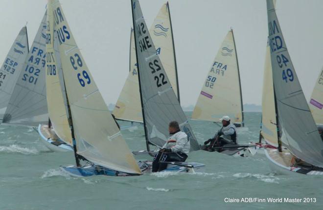 Blue fleet, race 4 - 2013 Finn World Masters © Claire ADB and BFA